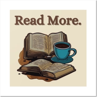 Books and Coffee: Embrace the Joy of Reading Posters and Art